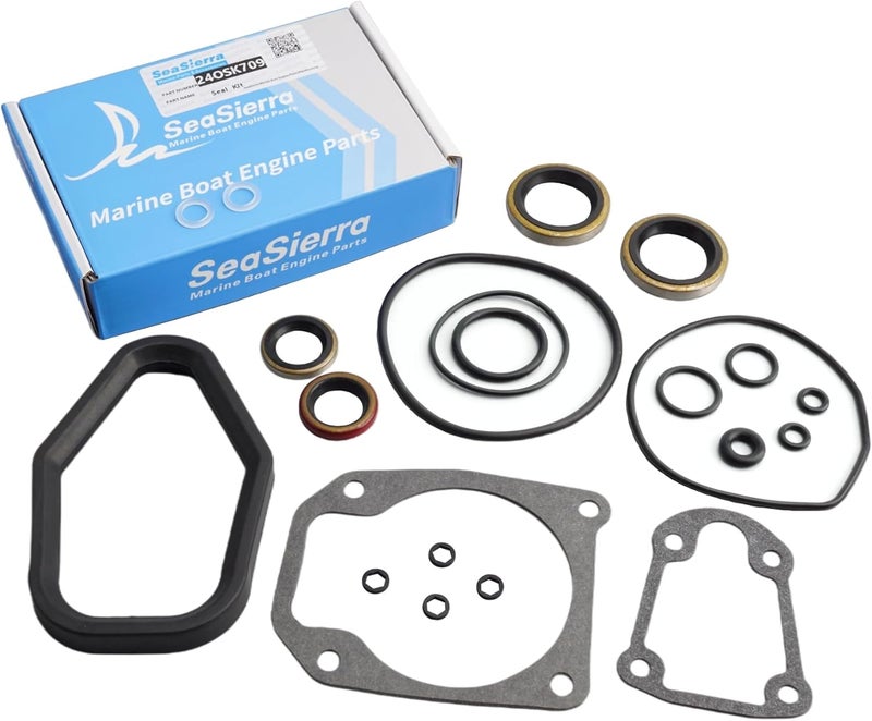 SeaSierra 0396349 Lower Unit Seal Kit for Johnson Evinrude 28-175 hp Outboards 5000309 0777558 Sierra 18-2660 - Image 2